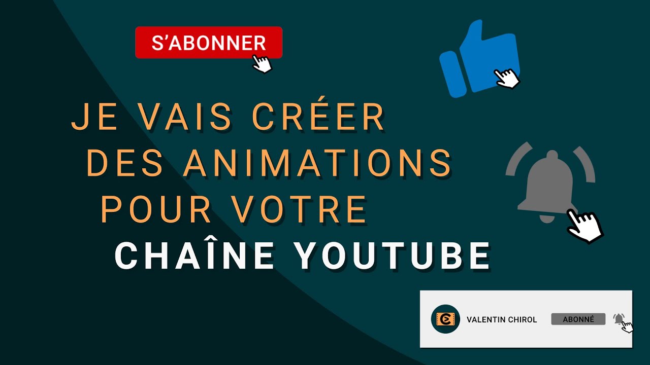 créer des animations pour votre chaîne Youtube