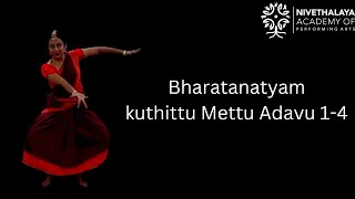 Kuthittu Mettu Adavu 1-4 | Bharatanatyam | Pandanallur Banni