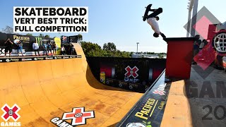 Pacifico Skateboard Vert Best Trick: FULL COMPETITION | X Games 2021