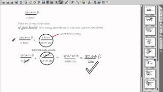How to convert rates (speeds) using unit fractions