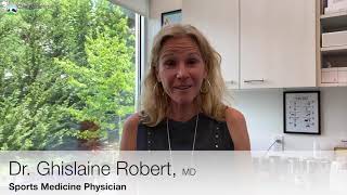 Dr  Ghislaine Robert, MD Soccer Webinar screenshot 4