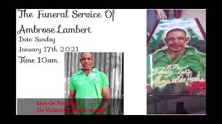 In Loving Memory of Ambrose  Lambert
