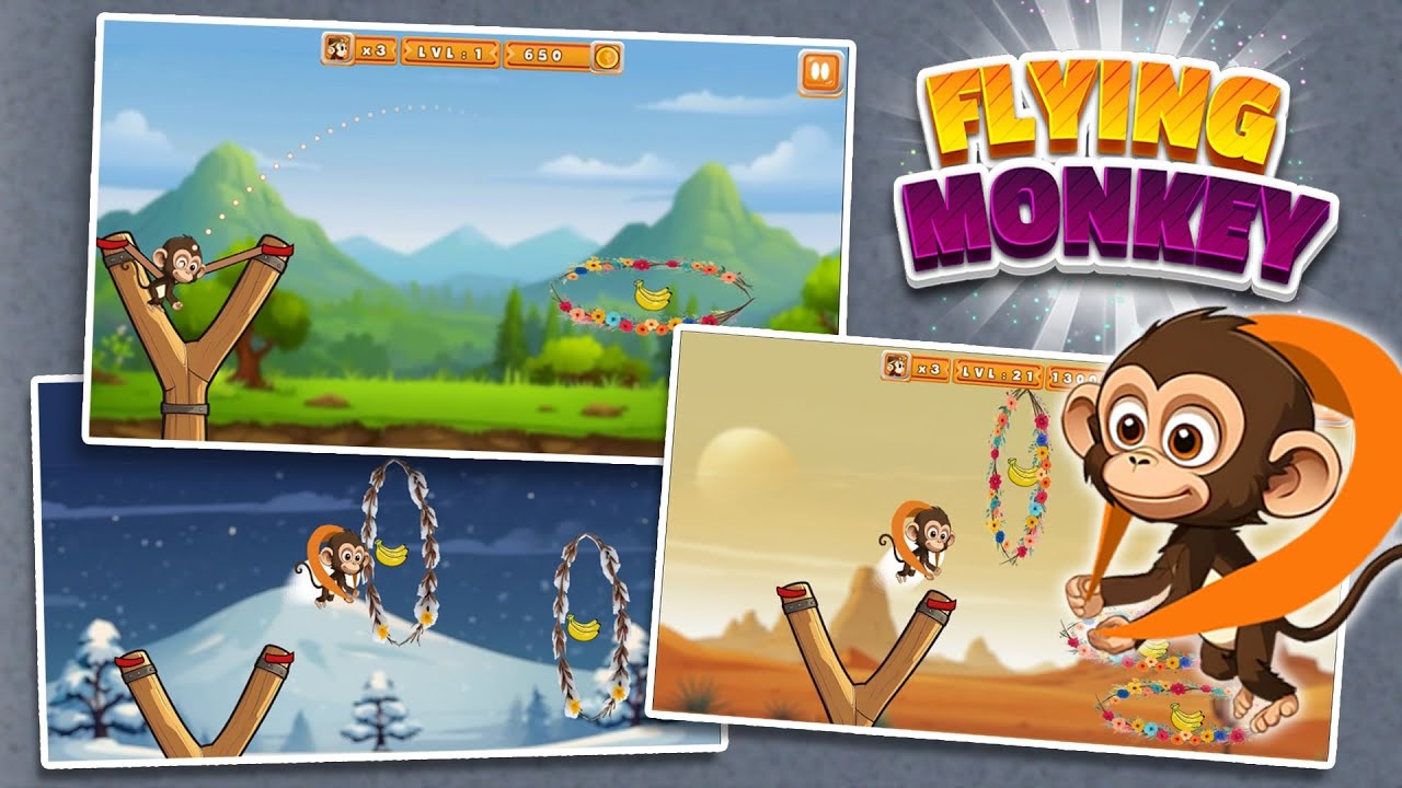 Flying Monkey || Construct 3 Game Template || Source code - YouTube
