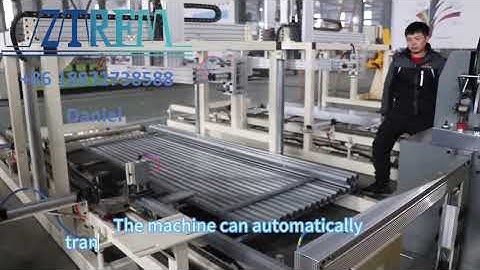 Furring channel machine automatic packing and stacking device