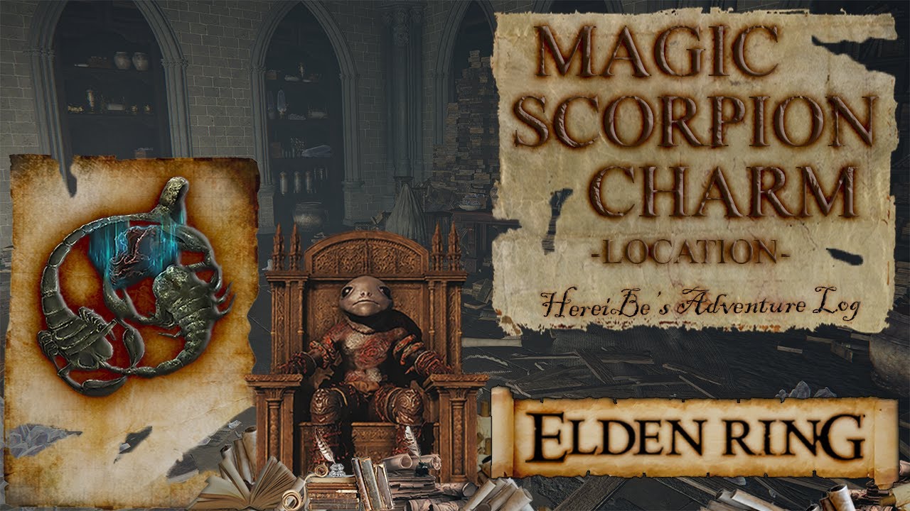 Magic Scorpion Charm Location The Ultimate Guide Elden Ring YouTube