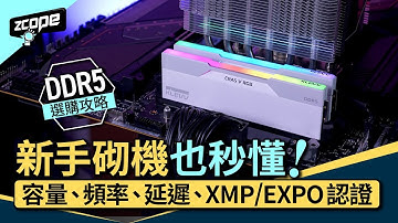 【DDR5 選購攻略】新手砌機也秒懂！容量、頻率、延遲、XMP/EXPO 認證 #廣東話 #cc中文字幕