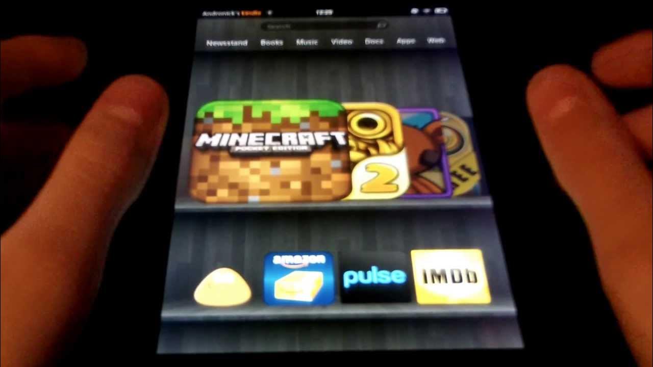 Minecraft Kindle Fire App Review And Walkthrough YouTube