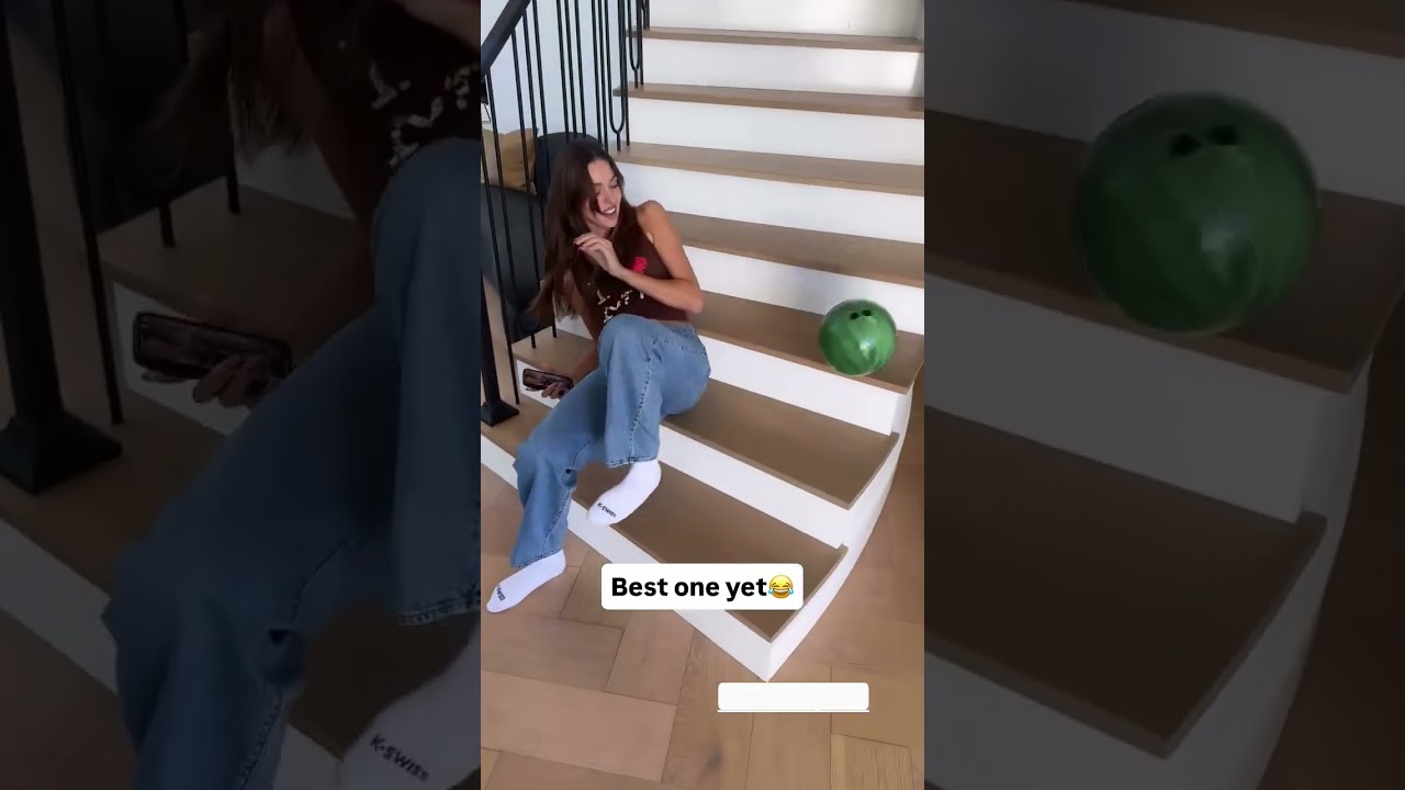 Brent Rivara: Fake Bowling Ball Prank on michellejenae🎳- 