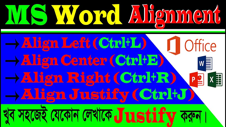 Microsoft Word : How to justify text | Easily justify | Align a Microsoft Word document
