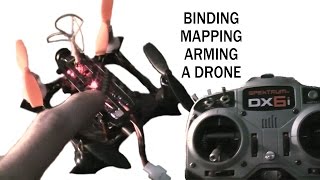 Binding, mapping, arming, Spectrum DX6i tramsnitter to Nano JJpro T1 Racing drone
It took but I was able to get a spectrum dx6i transmitter on loan to test the new JJpro T1 nano racer.
Stay tuned for the complete review and flight video.
Here are some simple binding and mapping instructions.
Binding - first turn on the aircraft and wait 10 seconds for the flight controller/receiver to go into bind mode. Turn on your spectrum dx6i transmitter while holding the trainer switch up to get it to bind to the aircraft, you should notice the lights on the flight controller change as soon as it binds. You will know the aircraft and transmitter are bound if you turn the transmitter on and off and you see the lights on the flight controller turn on and off as it connects and disconnects.
Once the aircraft is bound, connect to clean flight and check to make sure the throttle rudder pitch and roll are all responding correctly. I had to go into the command line interface and type
map AETR1234 without quotes, and hit enter and then type save and hit enter to get the channels mapped properly.
Once the channels wear mapped properly I had to set the arm disarm switch, I set it to aux channel 1. If you flip the switch and the light turns green your good to go, if it stays greyed out you need to check the throttle range and make sure the range for the arm disarm mode switch falls within the throttle range. My throttle range was something like 1200 to 1870 but when I flipped the switch the value was above 1870 so it wouldnt recognize. I had to go into the dx6i transmitter settings and go into travel adjustment and set the throttle to %125 and I had to set the value for the gear switch in the up position to 84.
This brings the green line into the range you set and into a range that the throttle can recognize.
Please support our channel if you found this helpful.
Just click on our channel and click the support button and donate
https://www.youtube.com/channel/UCXIEKfybqNoxxSpHYT_RVxQ Binding, mapping, arming, Spectrum DX6i tramsnitter to Nano JJpro T1 Racing drone
