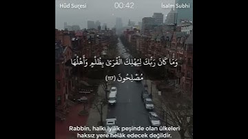 وما كان ربك ليهلك القرى بظلم وأهلها مصلحون - القارئ اسلام صبحي