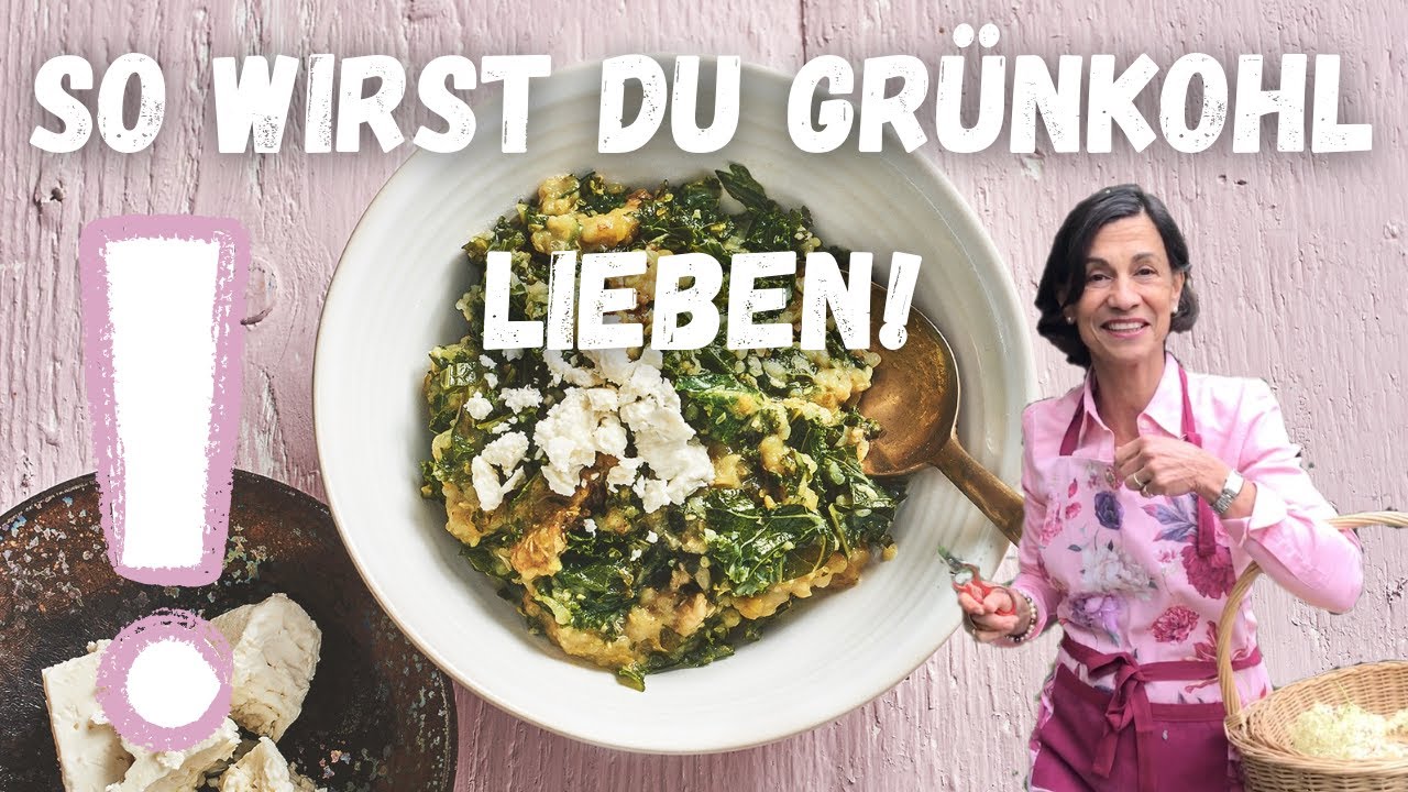 Das beste vegetarische Grünkohlrezept bei Stress | Dagmar von Cramm kocht Grünkohl-Buchweizen-Kascha