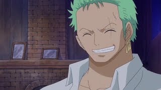 Sabo gives a Vivre Card to Zoro and leaves One Piece 738 1080p