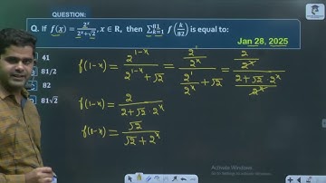 JEE Main 2025 PYQ✅️Functions✅️JEE Main & Advanced 2026 #jee2026 #jeemains2026 #maths #jee #jeemain