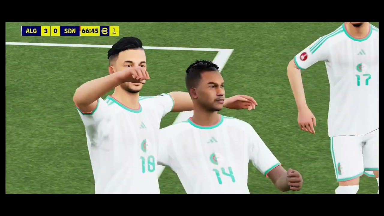 الجزائر ضد السودان المباراه خطيره وجميله والنهايه مضحكه 😥