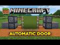 How To Make Automatic Door In Minecraft