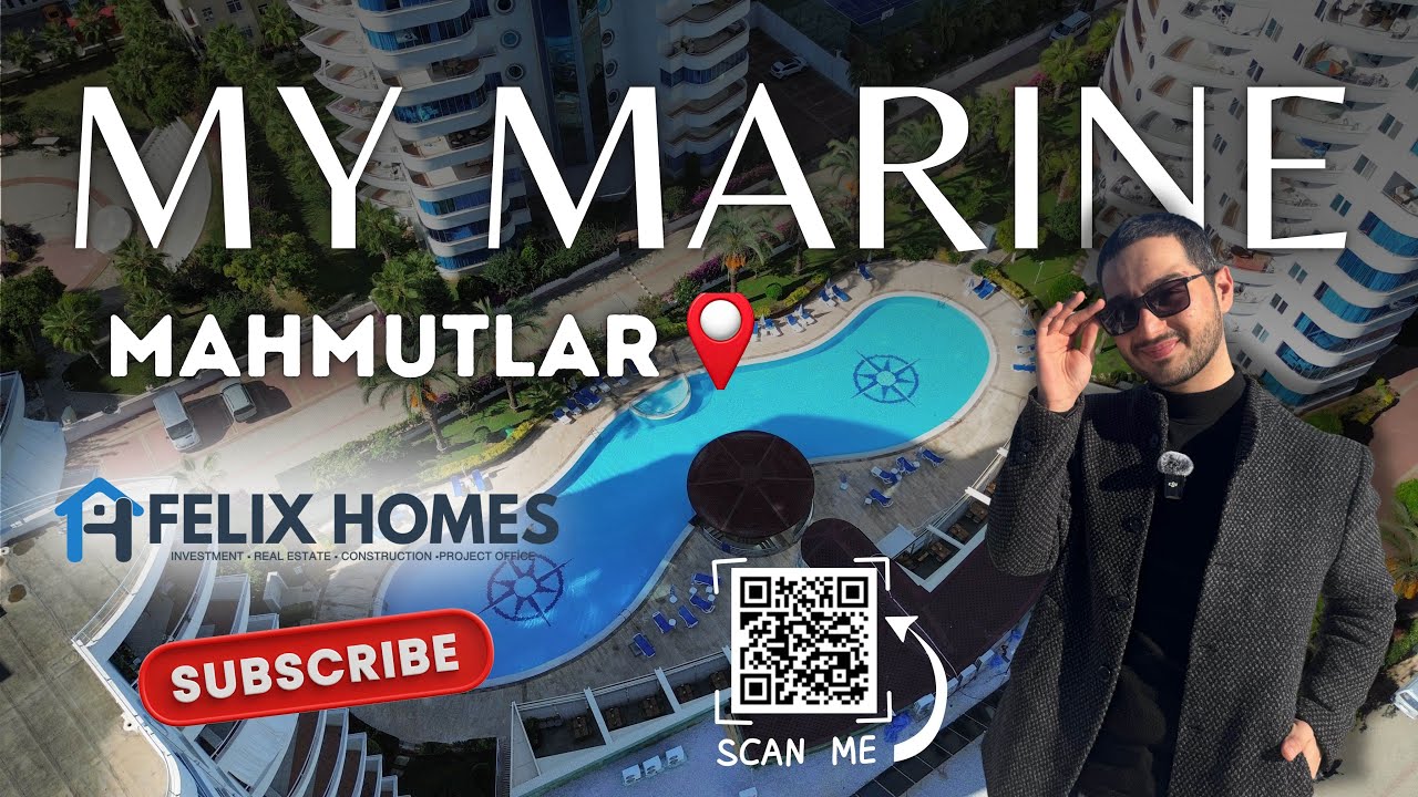 Wohnen in Alanya: Wohnung mit großer Terrasse, Aussicht & bester Lage