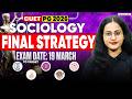 Last Minute Strategy | CUET PG Sociology 2026 | Target JNU/BHU/DU