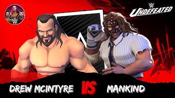 WWE Undefeated Gameplay Walkthrough - Drew Mcintyre vs Mankind (Android, iOS)