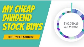 Dividend Portfolio Update: Cheap Dividend Stocks and High Yield Dividend Stocks to Buy