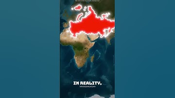 Resizing the World: The Mercator Projection Effect !! #facts #science #earth  #geographylessons