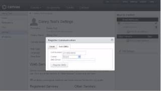 Adding E-mail and Text Notifications Canvas