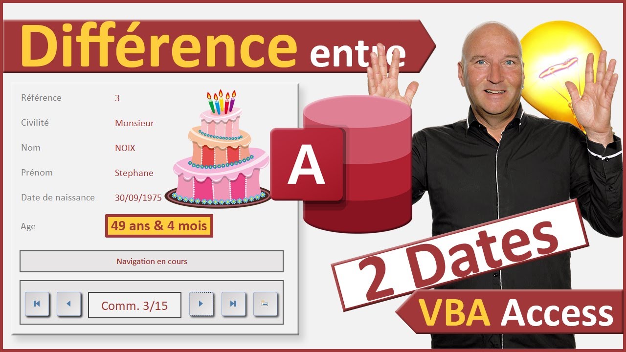 Calculer l'âge exact en VBA Access, différence de dates
