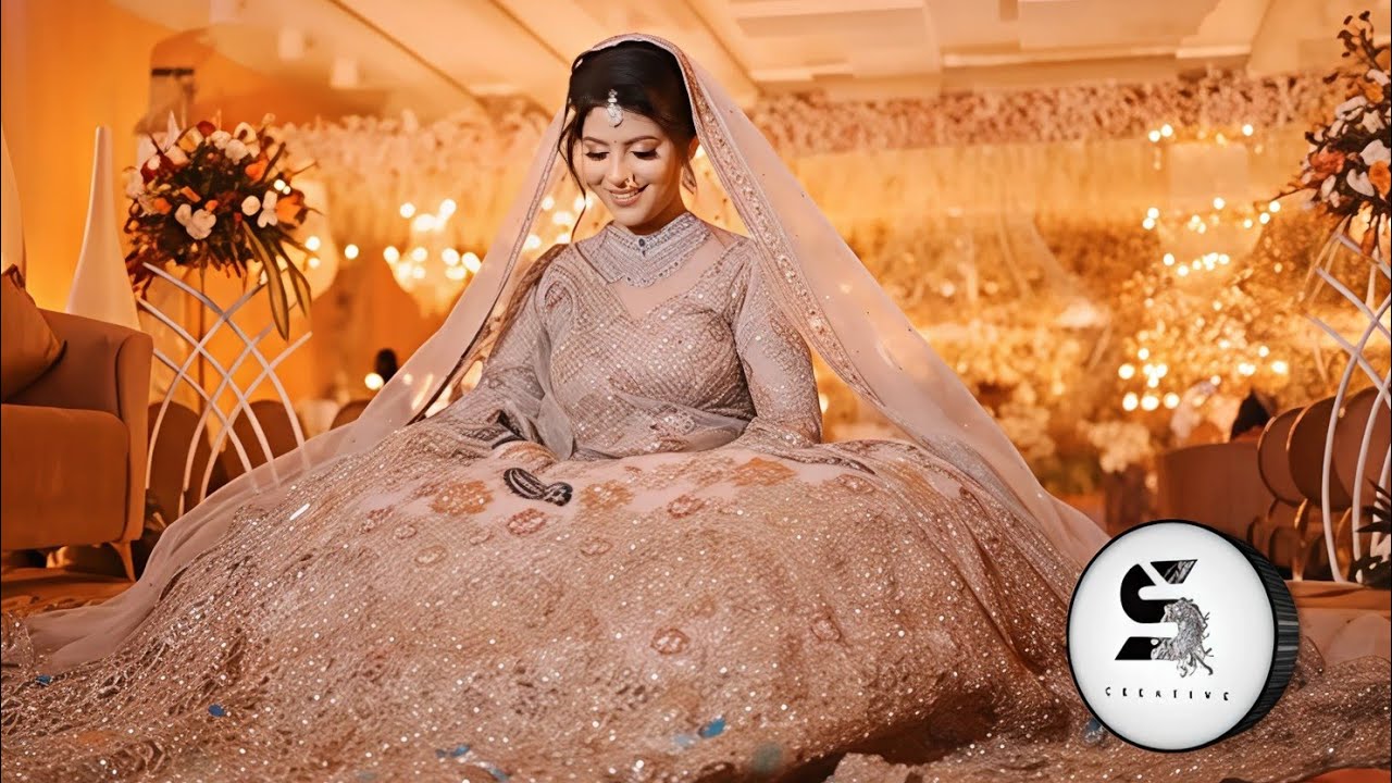 Royal Bridal Entry | Golden Glam Look | Wedding Highlights by Shaik Creative