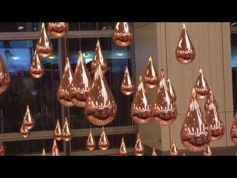 Kinetic Rain Art Installation - World's Largest Kinetic Sculpture