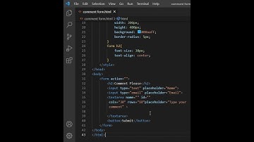 How to Create Comment Form Using HTML & CSS Only #shorts #shortvideo #short #like #subscribe