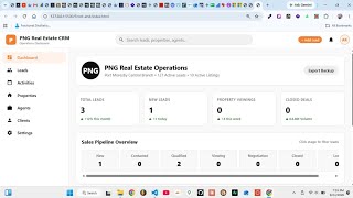Testing a simple flask API for a Real Estate CRM system