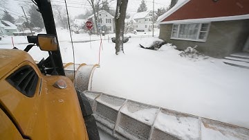 Ride in a Syracuse snow plow and learn tips for bad weather driving