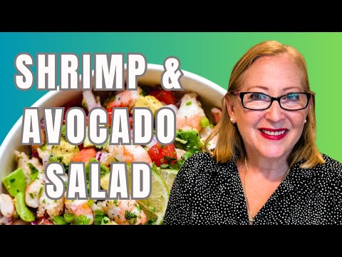 Lemon-Garlic Shrimp & Avocado Salad Recipe