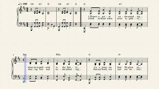 There's a Quiet Understanding (Key of D with Chords) by Tedd Smith