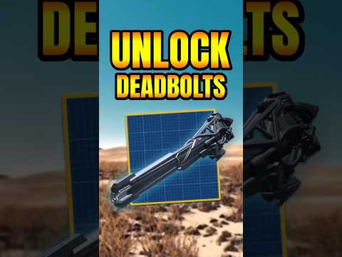 Unlock All Deadbolt Cannon Blueprints #starcitizen