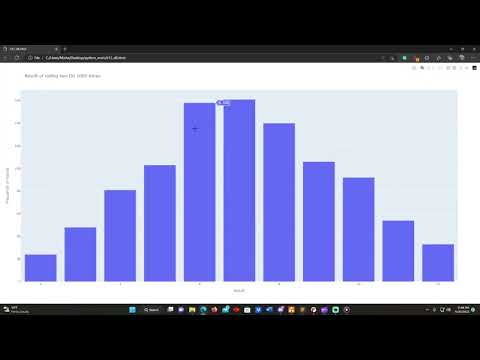 Python Software Dice rolls