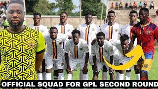 OFFICIAL 🌈 HEARTS OF OAK OFFICIAL SQUAD FOR SECOND ROUND OF GPL AND OTANGA CONTRACT EXTENSION TO