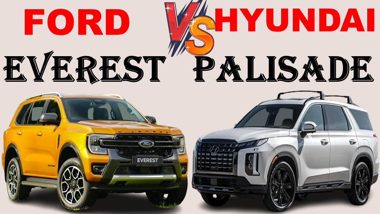 ALL NEW Ford EVEREST Vs ALL NEW Hyundai PALISADE | Which One Do You ...