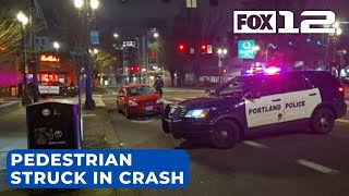 Pedestrian hospitalized in NE Portland DUII crash