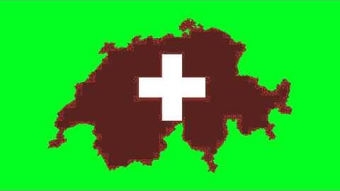 [ Adobe After Effects ] Switzerland On Map - Green Screen Footage