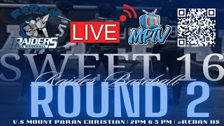 MPTV Live - Redan High School  vs Mount Paran Christian Baseball | 5-1-24