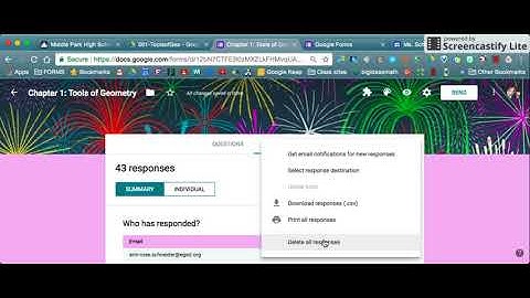 Unlink Responses from Google Form