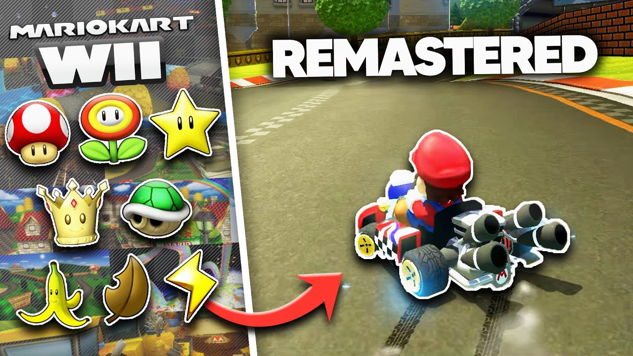 What if All Mario Kart Wii TRACKS Were REMASTERED (Complete Tracklist)
