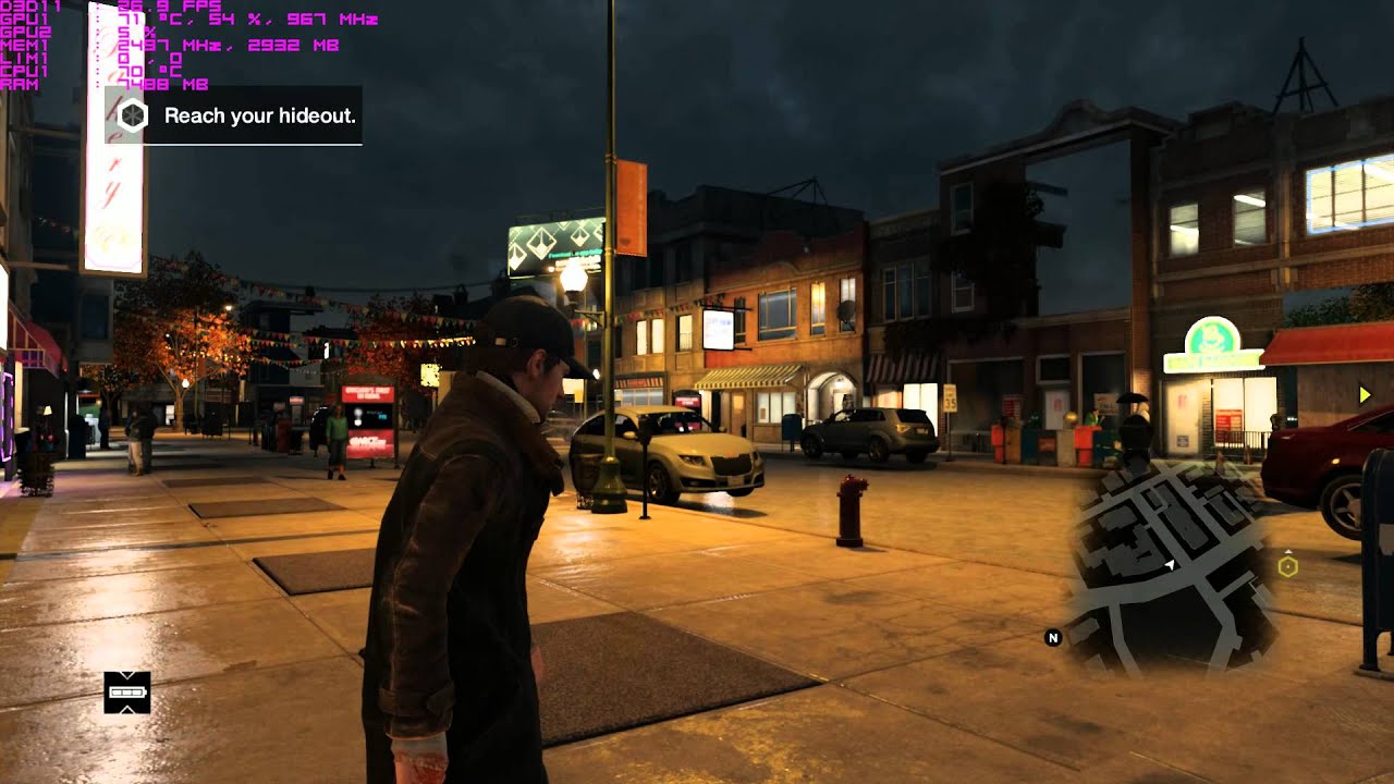 Watch Dogs first graphics impression full of glitches on GTX 870M YouTube