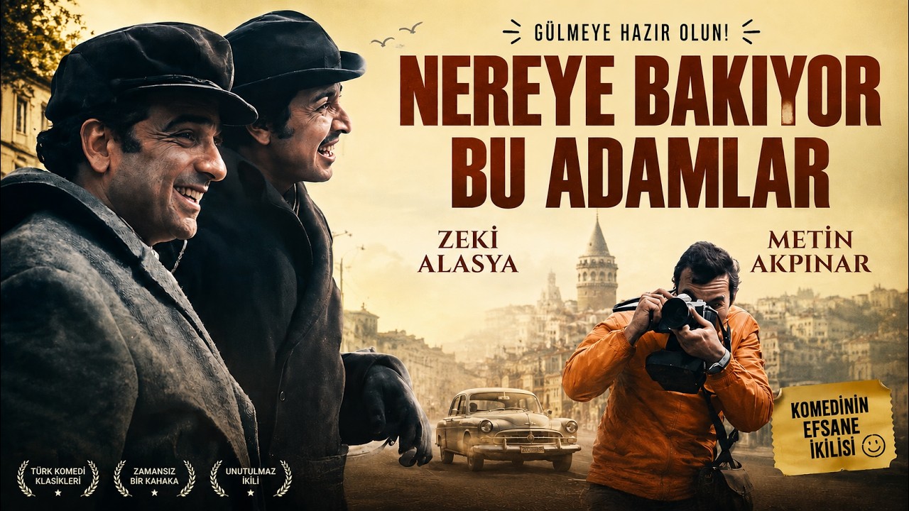 Nereye Bakıyor Bu Adamlar Türk Filmi | FULL | Restorasyonlu | ZEKİ ALASYA | METİN AKPINAR
