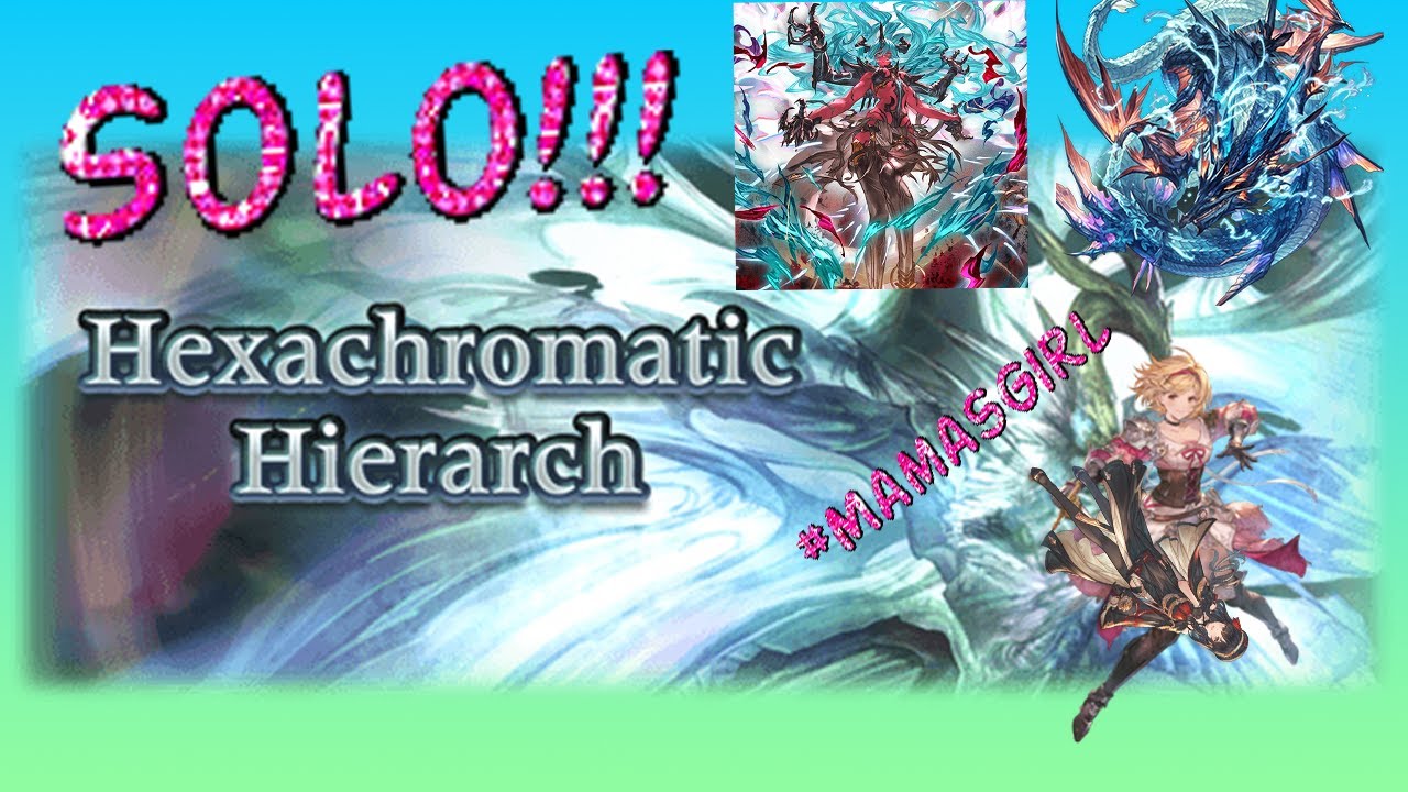 Magna Hexa solo with Versusia main summmon. グラブル 天元 水 ファイター・オリジン マグナ ソロ