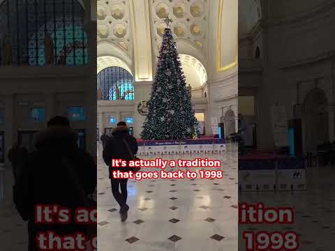 Videó: Karácsony 2020 a Union Station állomáson Washingtonban, D.C