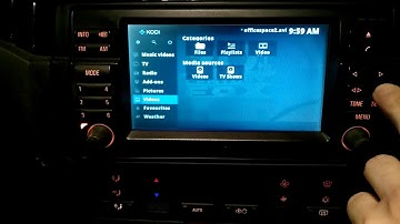 PiBUS and Raspberry Pi (Kodi 17) in BMW with new Estuary skin