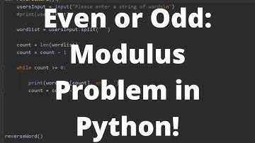Even or Odd Python Practice Problem   Modulus Operator in Python