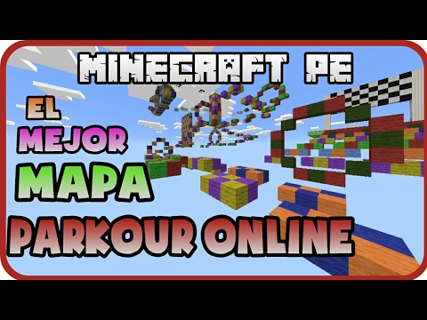 NUEVO MAPA DE PARKOUR MULTIPLAYER PARA MINECRAFT PE 1.1.X - PARKOUR ...
